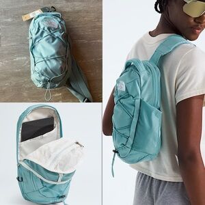 NWT The North Face Borealis Sling Bag Crossbody in Blue Eclipse Light Heather
